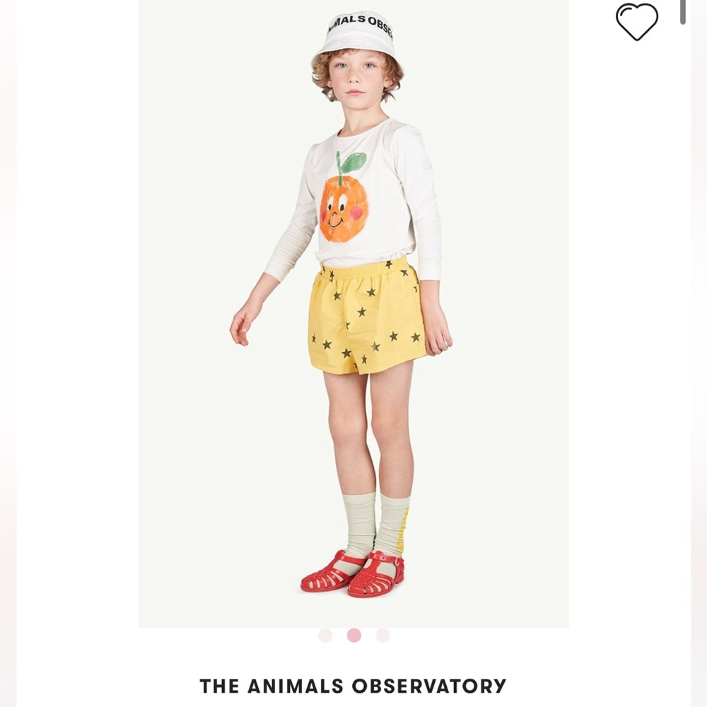 THE ANIMALS OBSERVATORY Puppy Swimsuit Yellow Stars 4